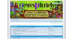 Desktop Screenshot of forum.genrespluriels.be