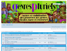 Tablet Screenshot of forum.genrespluriels.be